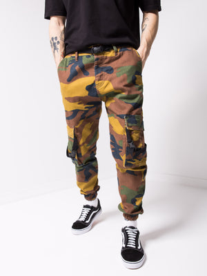 Camouflage Cargo Denim