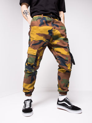 Camouflage Cargo Denim