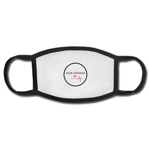 Open image in slideshow, H.E.M Face Mask - white/black
