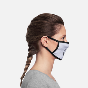 H.E.M Face Mask - white/black